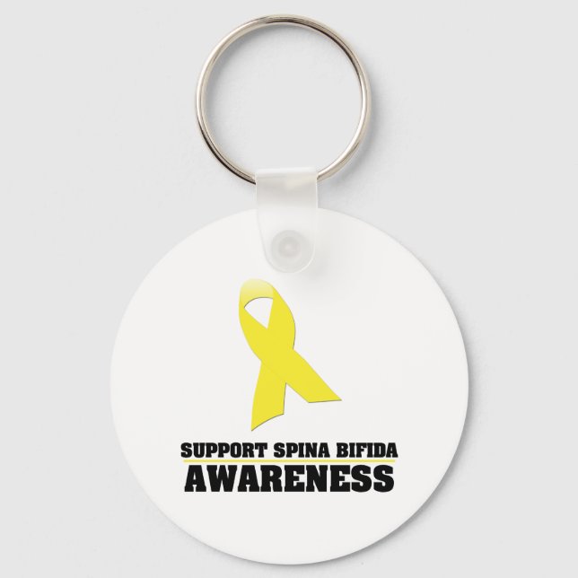 Spina Bifida Awareness Nyckelring (Framsida)