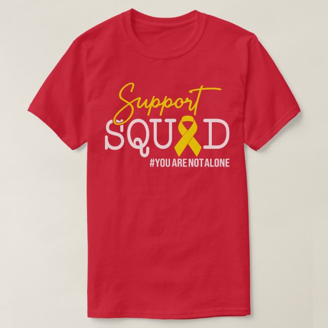 Spina Bifida Awareness Support Squad T Shirt (Design framsida)