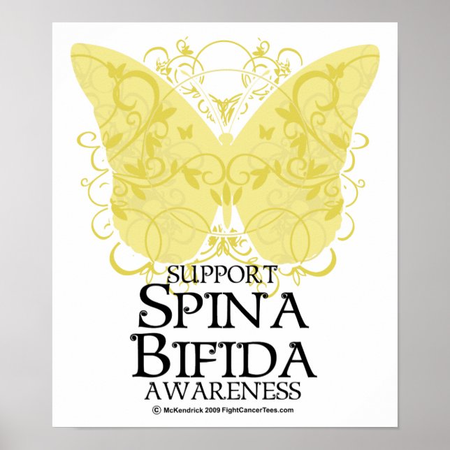 Spina Bifida Butterfly Poster (Framsidan)