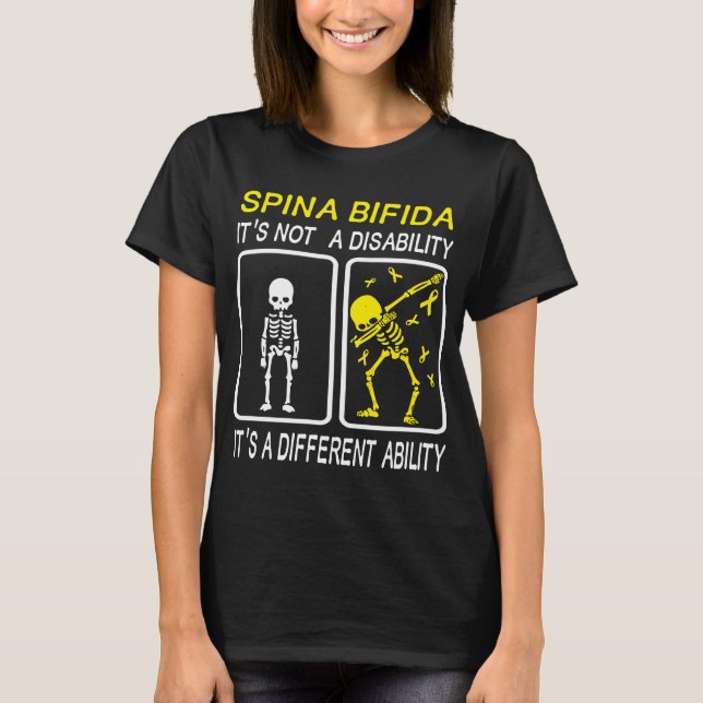 Spina Bifida Det är ingen sjukdom T Shirt (Framsida)