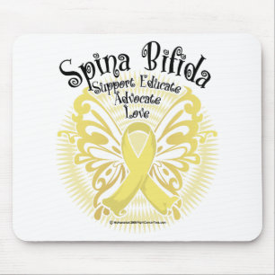 Spina Bifida fjäril 3 Musmatta