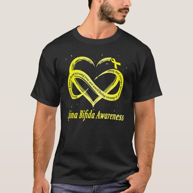 Spina Bifida Warrior T Shirt (Framsida)