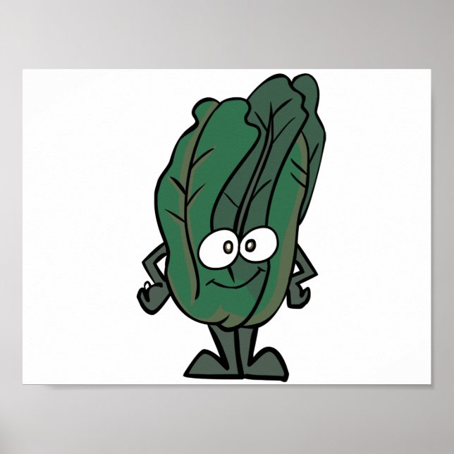 Spinach Ansikte Poster (Framsidan)