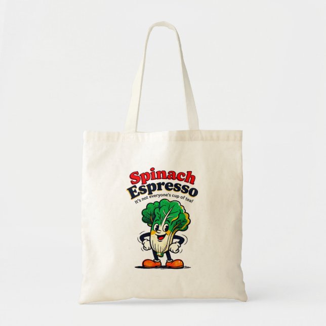 Spinach Espresso Bag Tygkasse (Framsidan)