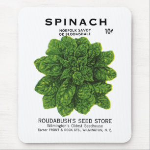Spinach Seed Packet Label Musmatta
