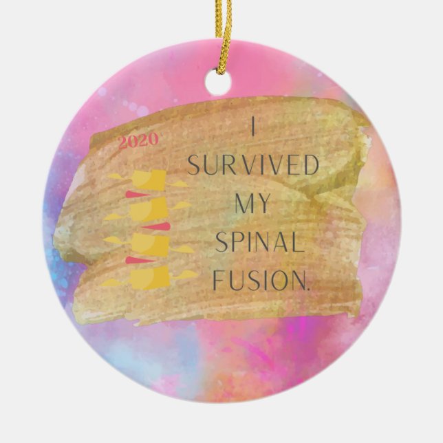 Spinal Fusion Memento jul Ornament (Framsidan)