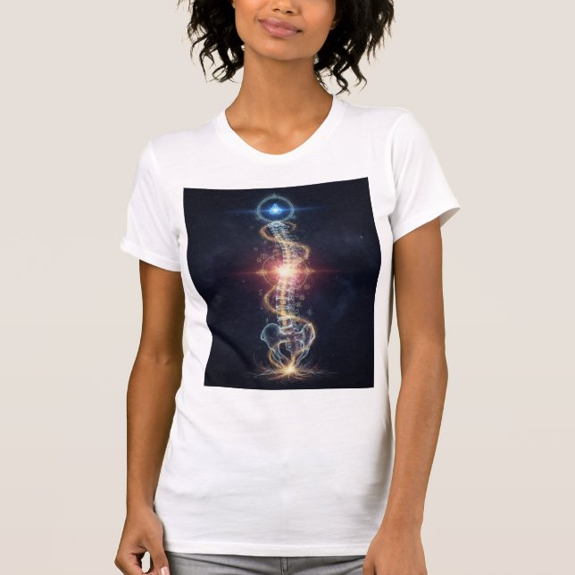 Spinal Light Alignment Activation Flow T Shirt (Framsida)