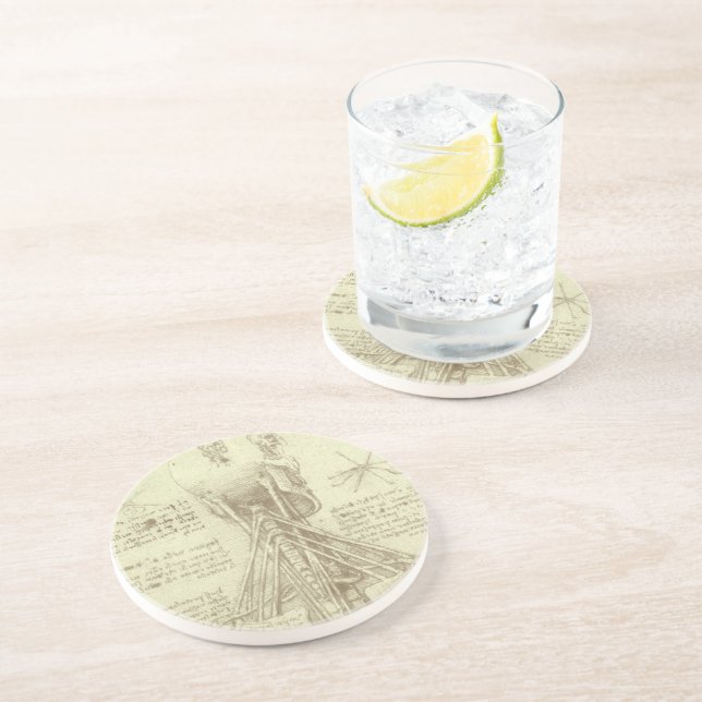 Spinal spalt för mänsklig anatomi efter Leonardo d Underlägg (Sidan)