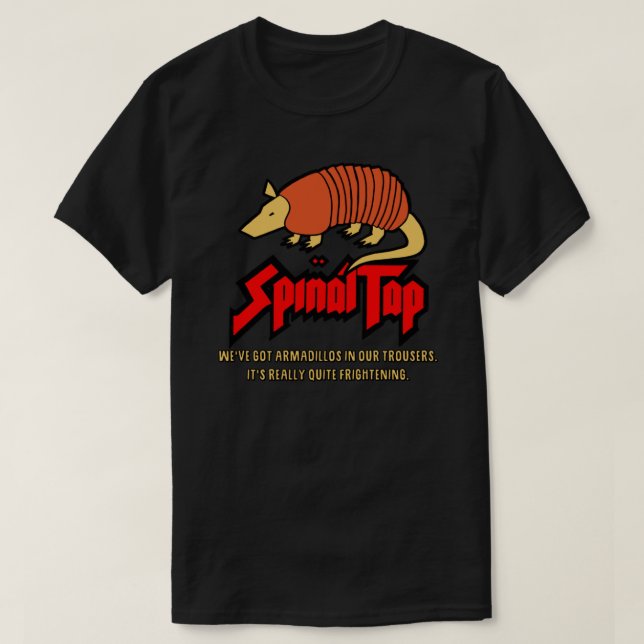 Spinal Tap Armadillos Classic T-Shirt (Design framsida)