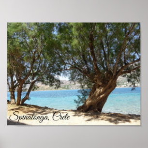 Spinalonga Crete affisch