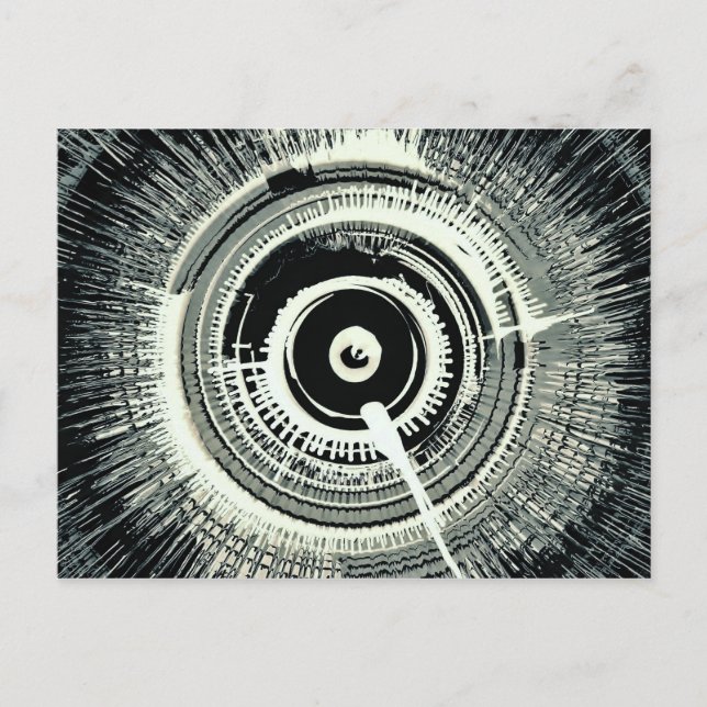 Spinart! Toppen Nova Black Vykort (Framsida)