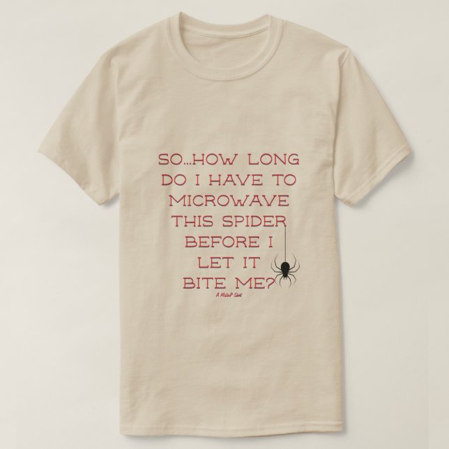 Spindel krafter? - En MisterP T-shirt (Design framsida)