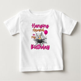 Spindel runt för min födelsedag Halloween T-Shirt