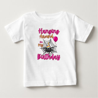 Spindel runt för min födelsedag Halloween T-Shirt