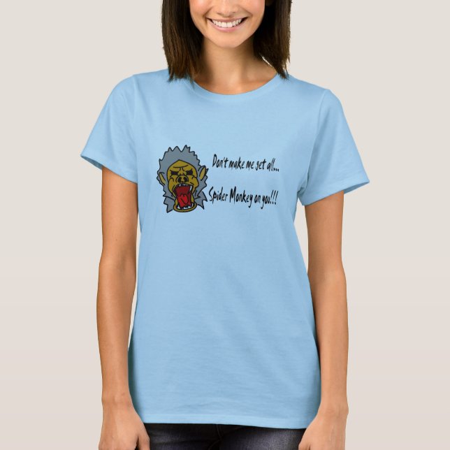 Spindelapa T-shirt (Framsida)