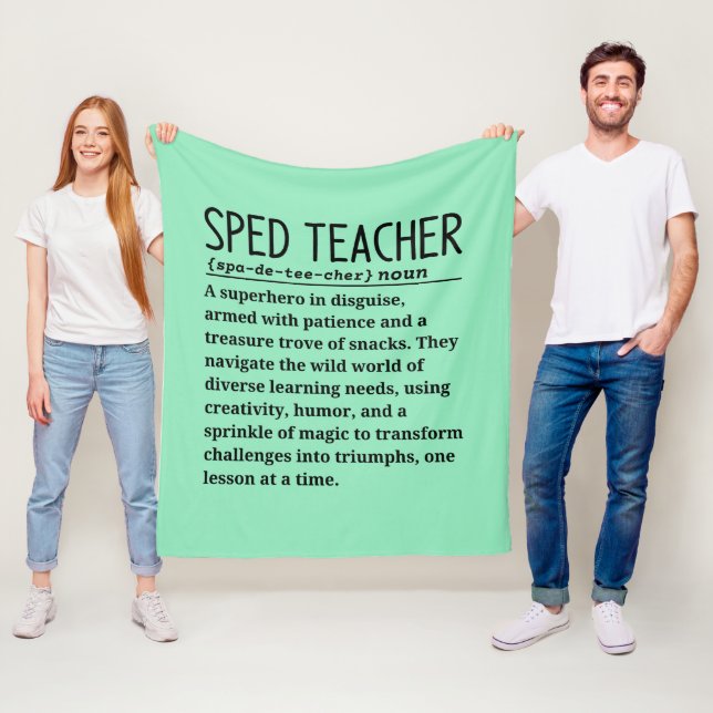Spindelärare Fleecefilt (På plats)