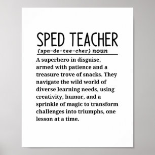 Spindelärare Poster