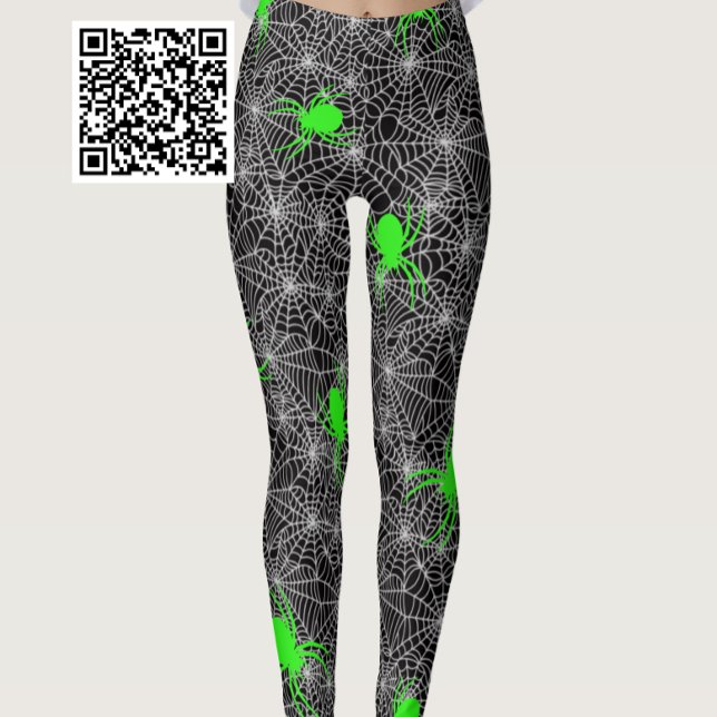 Spindelare och Webben av nylon och Grönt Leggings (Skapare uppladdad)