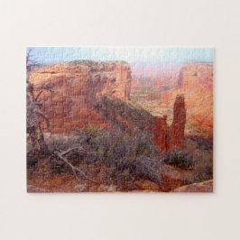 Spindelbenets klippkanjon De Chelly Arizona. Pussel