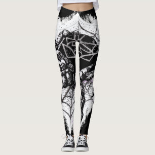 Spindeldamasker Leggings