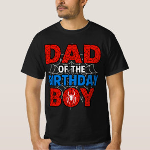 Spindelfödelsedagsfest Pappa Officiell Pappa T Shirt