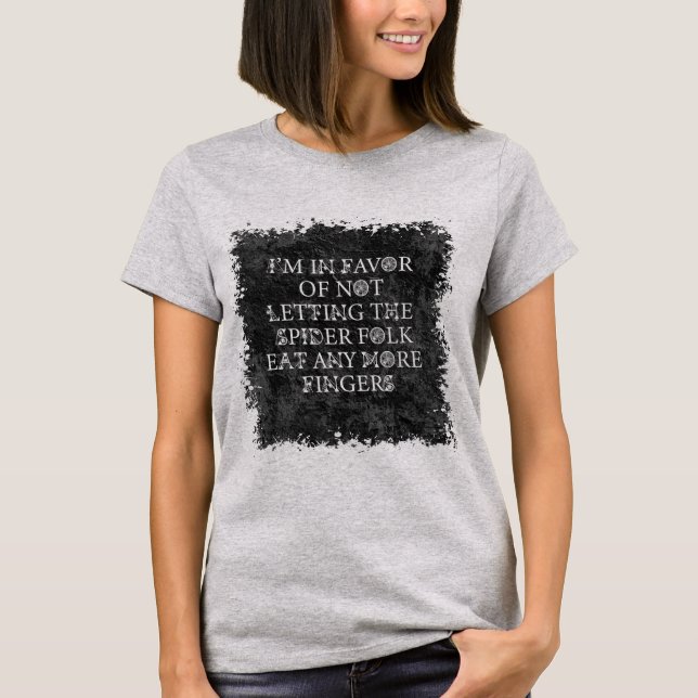 Spindelfolk T Shirt (Framsida)