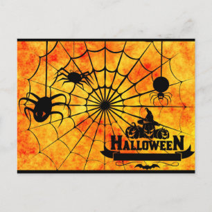 spindelhalloween-vykort vykort