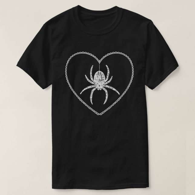 Spindelhjärta T Shirt (Design framsida)