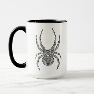 Spindelklotter Mugg
