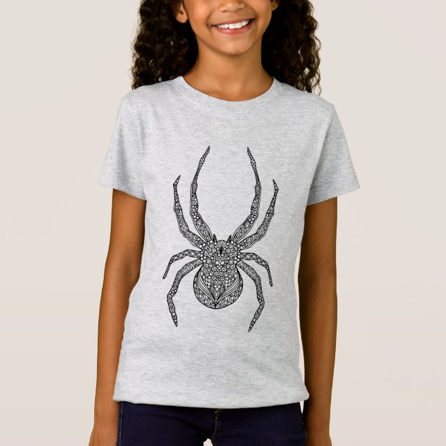 Spindelklotter T-shirt (Framsida)
