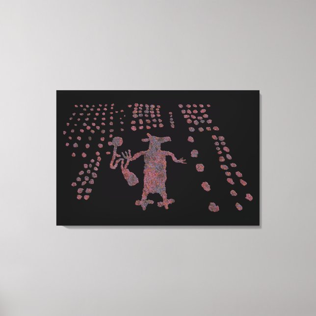 Spindelkvinna och prärievarg canvastryck (Framsida)