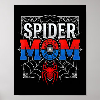 Spindelmamma Familj Matchande Roliga Mors Dag Mamm Poster