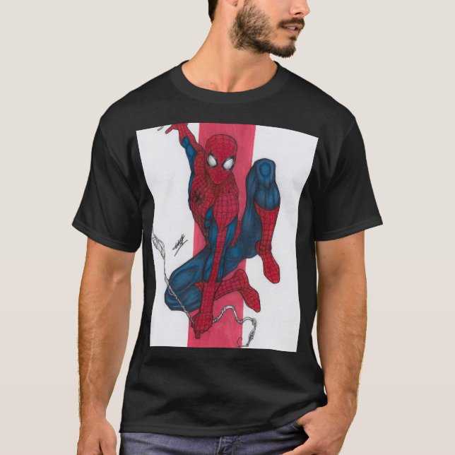 Spindelmannen ~ Peter Parker T Shirt (Framsida)
