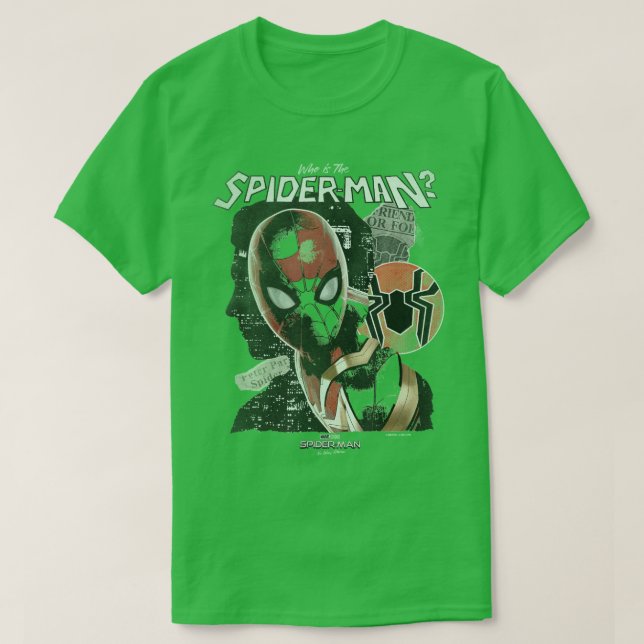 Spindeln, hem som är spider t shirt (Design framsida)