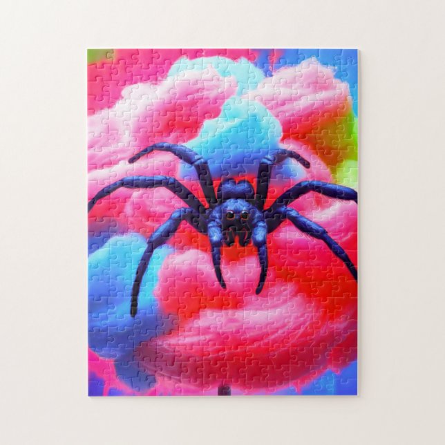 Spindeln på Cotton Candy! Pussel (Vertikal)