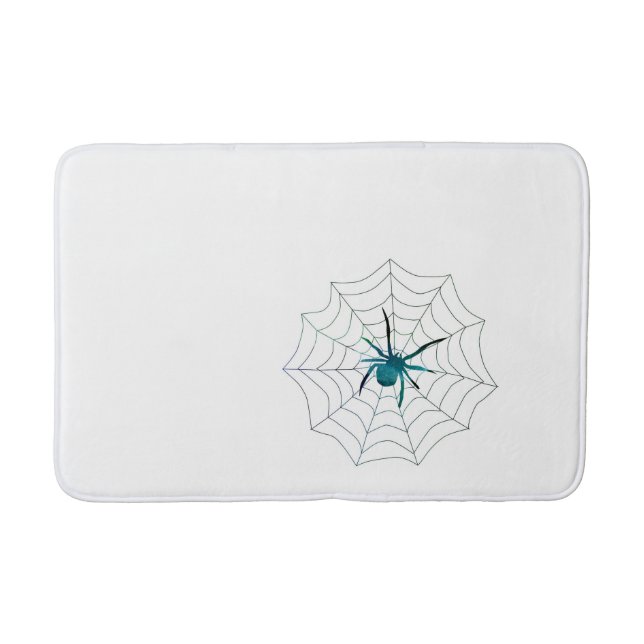 Spindeln på en badmatta badrumsmatta (Framsidan)