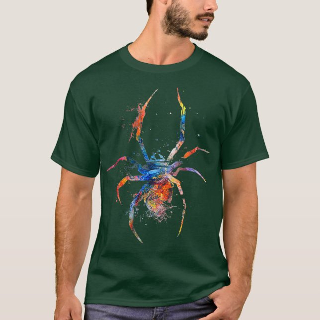 Spindelnät Cobweb Arachnid Entomology - T Shirt (Framsida)