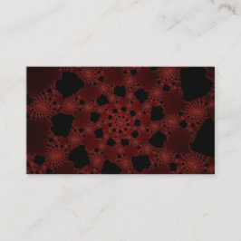 Spindelnät Fractal Visitkort