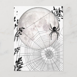 Spindelnät, Full Moon, Iconic gotiic, Gothic Gifts Vykort