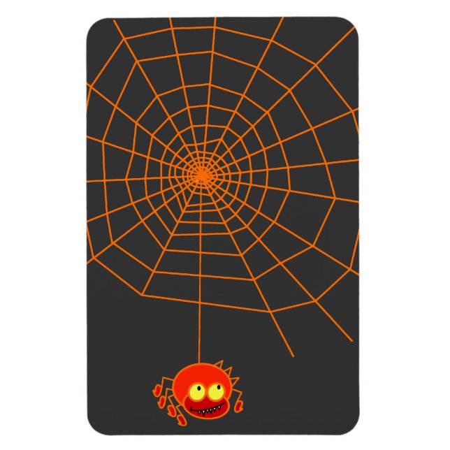 Spindelnät Halloween Flexible Magnet (Vertikal)