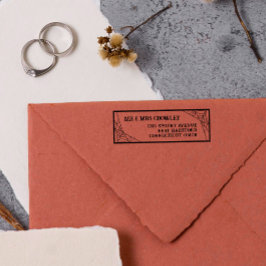 Spindelnät Halloween Goth Mr & Mrs. Självfärgande Stämpel