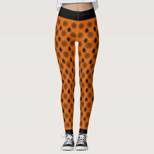 Spindelnät Halloween Leggings