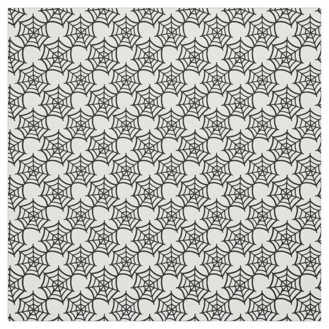 spindelnät halloween mönster tyg (Provkarta)