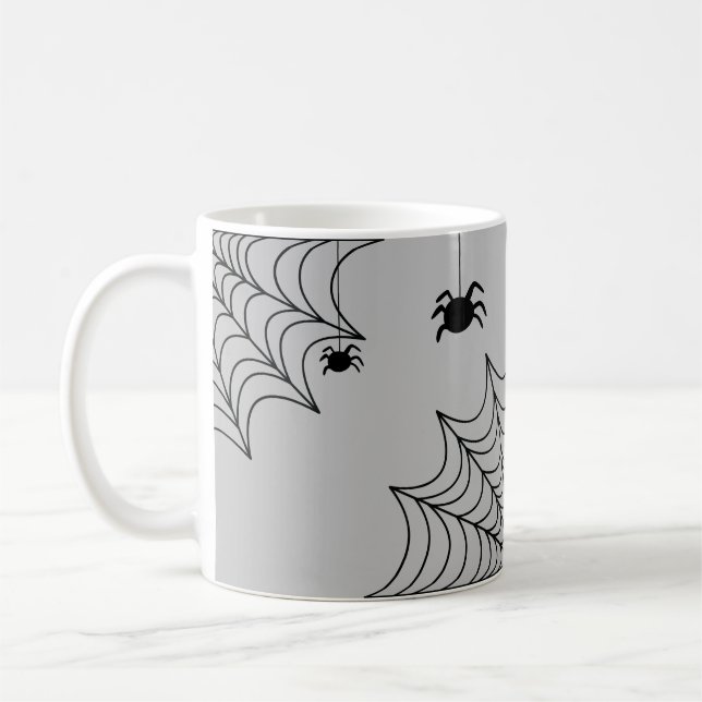 Spindelnät Halloween Mugg (Vänster)