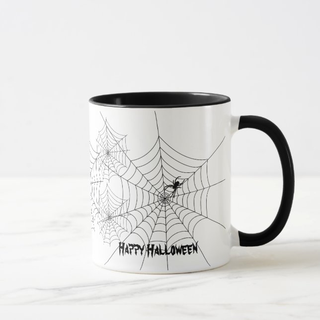 Spindelnät Halloween Mugg (Höger)