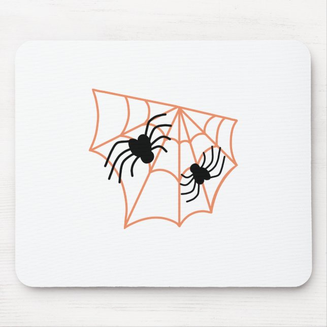 Spindelnät Halloween Musmatta (Framsidan)