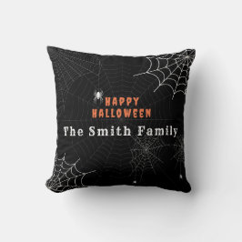 Spindelnät Happy halloween-Personlig Kudde