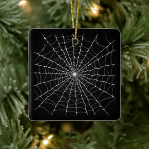 Spindelnät Julgransprydnad Keramik