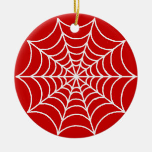 Spindelnät Julgransprydnad Keramik