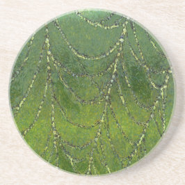 Spindelnät med Abstrakt av nya droplets Underlägg Sandsten